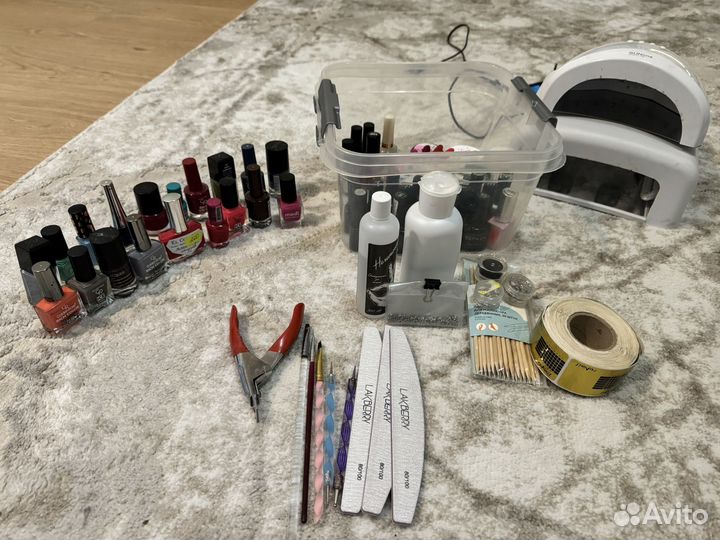 Набор для наращивания и покрытия ногтей