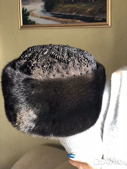 Шапка норковая