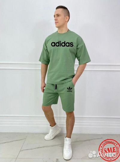 Спортивный костюм adidas (футболка+шорты)