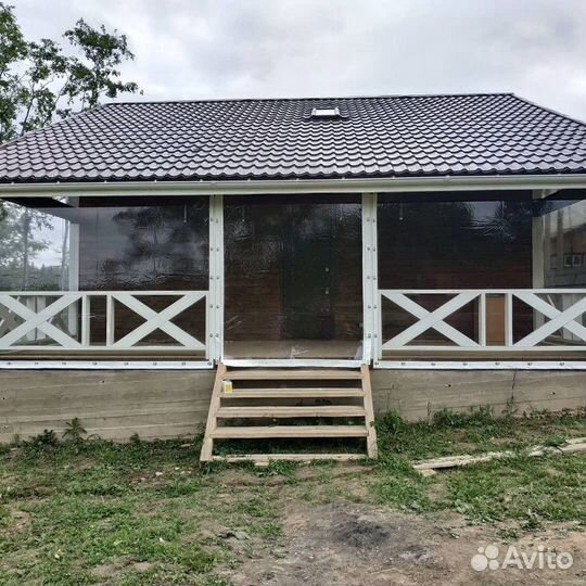 Гибкие, мягкие окна для веранд и беседок