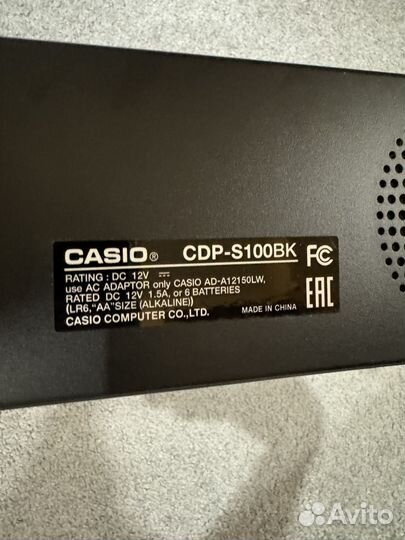 Цифровое пианино Casio CDP s100bk