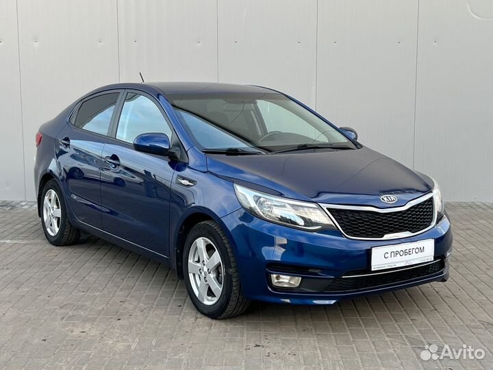 Kia Rio 1.6 МТ, 2016, 56 000 км