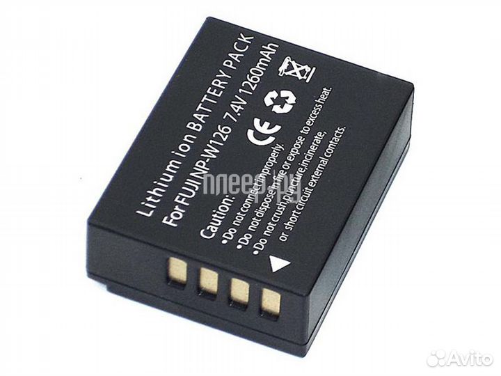 Vbparts NP-W126 7.4V 1260mAh 077186 для FujiFi