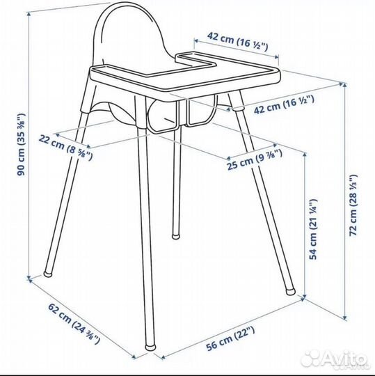 Стульчик IKEA antilop