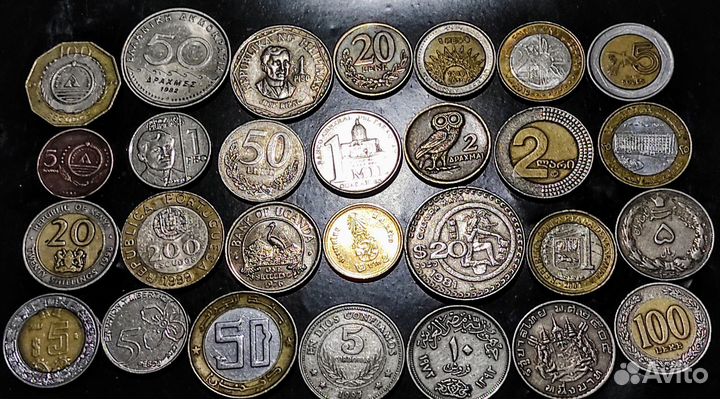 Монеты мира нечастые Экзотика Европа 1940-2022