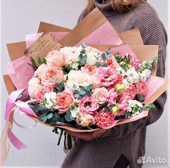 Пионовидная роза Доставка №227