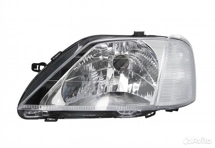 Рено Логан фара левая 2005-2010г передняя