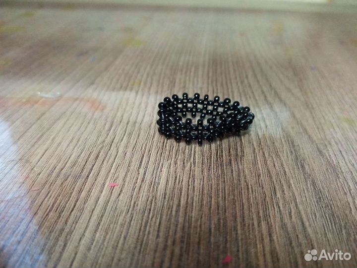 Кольцо из бисера
