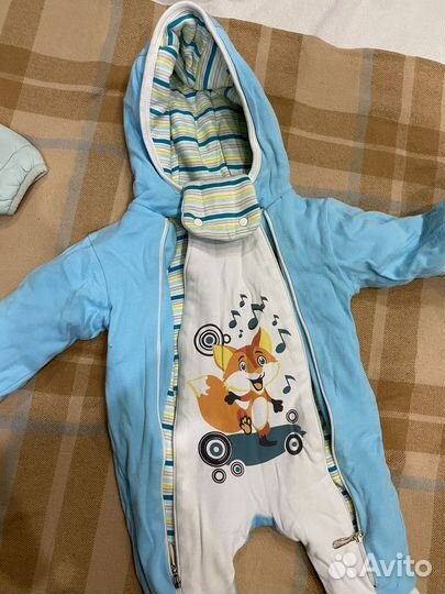 Утепленный комбинезон для малыша