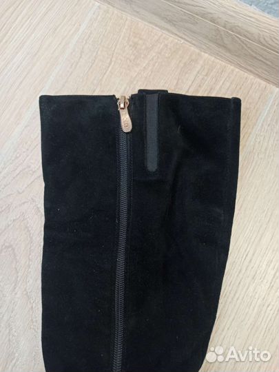 Сапоги женские натуральная замша на осень 39