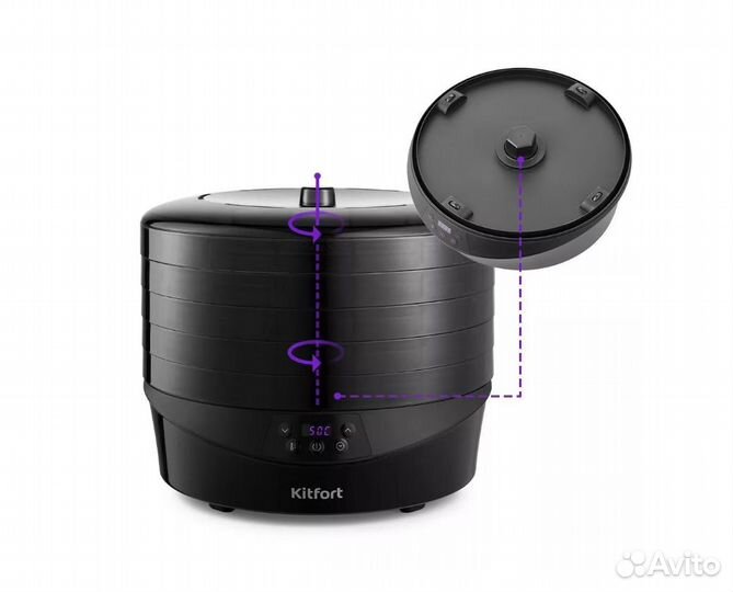 Сушилка для овощей и фруктов Kitfort KT-1937