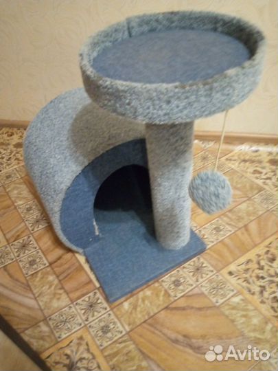 Когтеточка домик для кошки бу