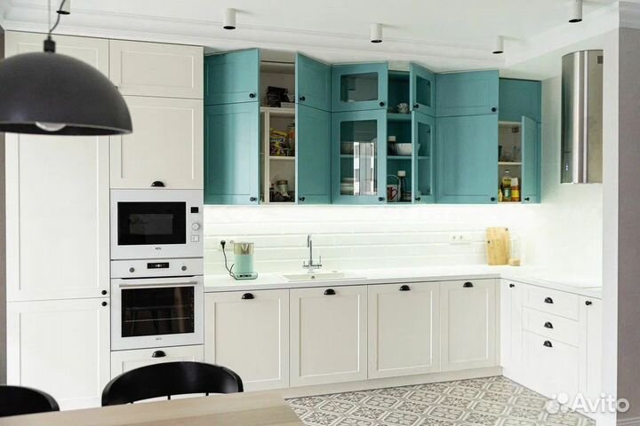 Цена за всю кухню. Кухня софт CN:032052