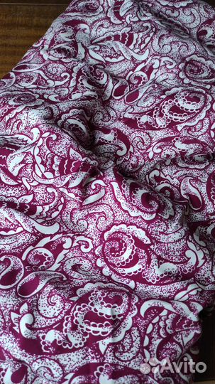 Ткань крепдешин натуральный шелк СССР