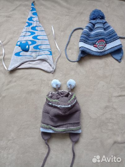 Шапки детские для мальчиков зимние 3-5 лет