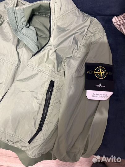 Куртка stone island garment dyed crinkle reps ny