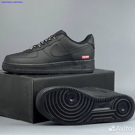 Кроссовки Nike Air Force 1 Low & Supreme (Арт.96653)