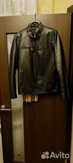 Кожаная куртка мужская