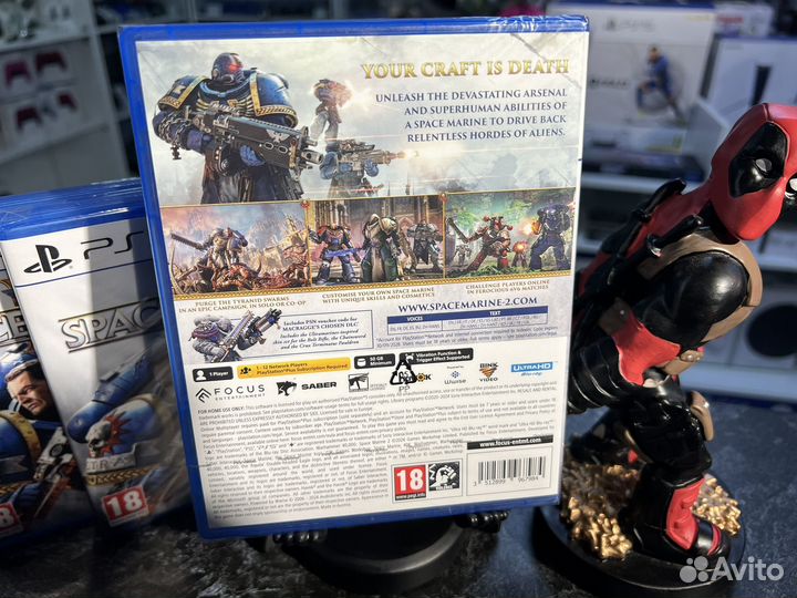 Диск PS5 Warhammer 40000 Space Marine 2