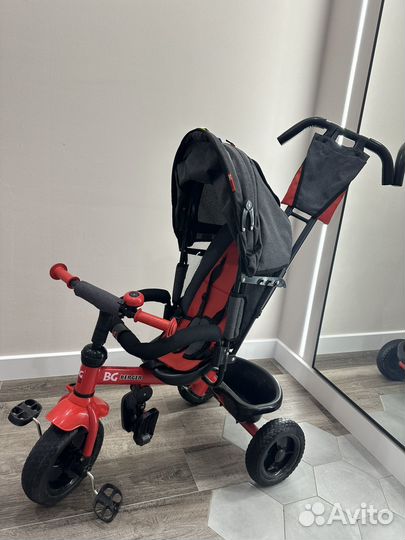 Детский велосипед коляска с ручкой