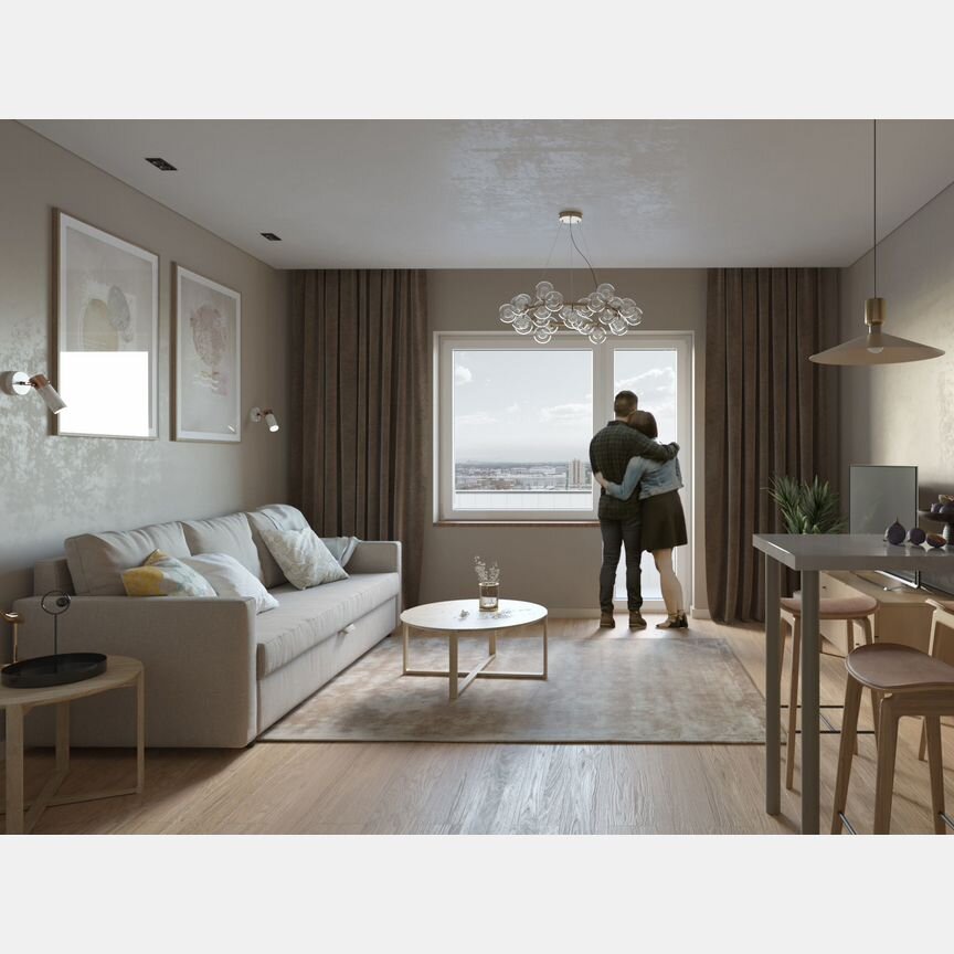 1-к. квартира, 43,4 м², 11/16 эт.