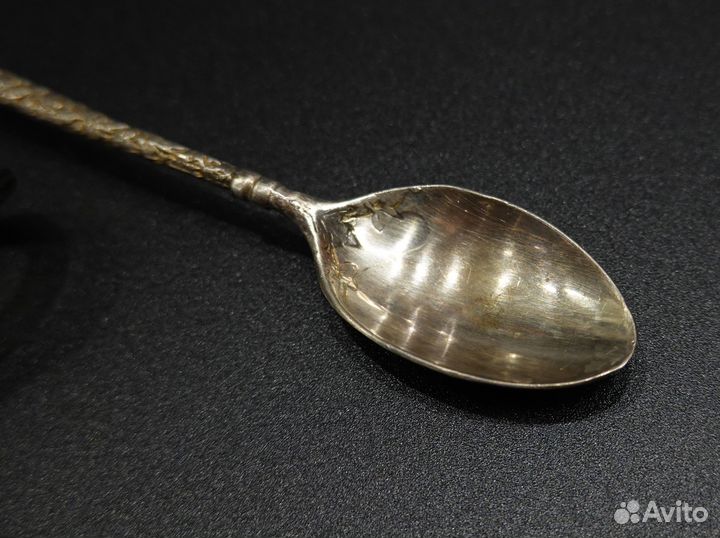 Крестильная детская ложка Ангел Херувим серебро