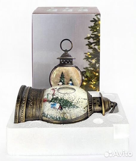 Новогодний музыкальный фонарь