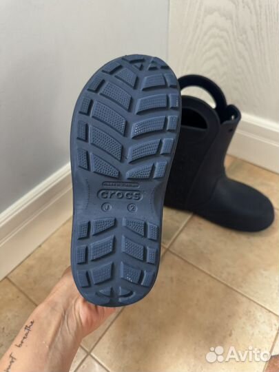 Резиновые сапоги crocs 33-34