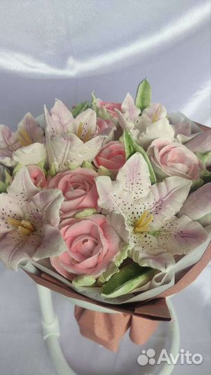 Сладкий букет из зефира Зефирный букет