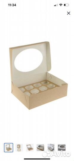 Коробка для капкейков или десертов (и для торта)