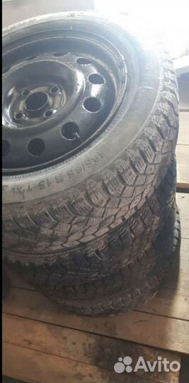 Зимние колеса для kia rio / huyndai solaris