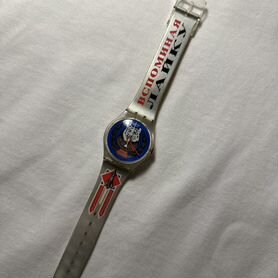 Винтажные часы swatch "вспоминая лайку" 1995