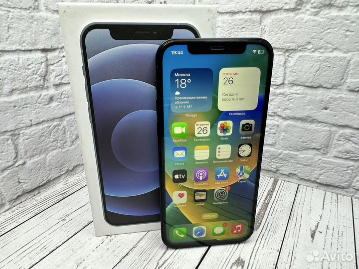 iPhone 12 128gb black идеал