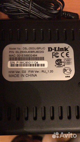 Модем adsl D-link