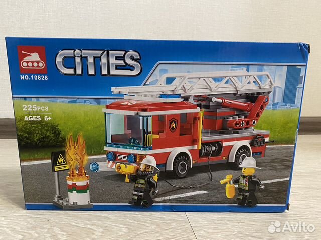 Lego city пожарная машина, аналог 60107