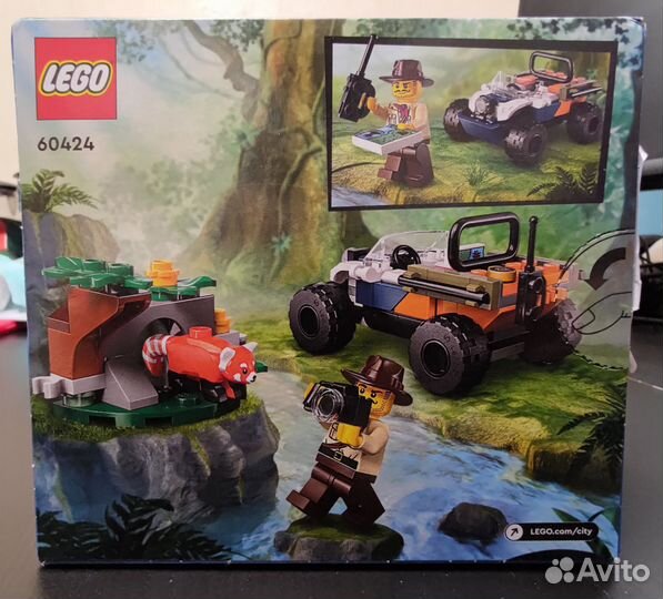 Lego City 60424 Jungle Explorer ATV Red Panda Miss