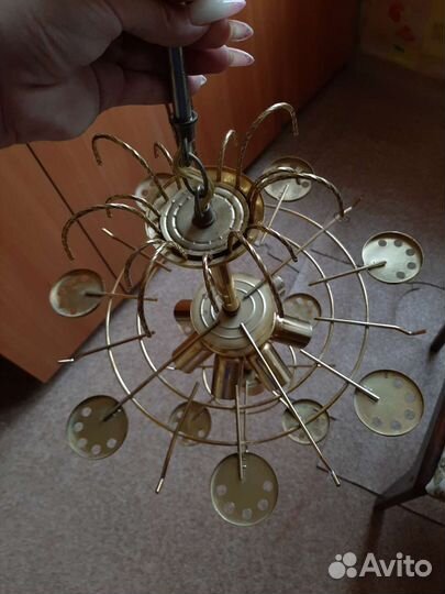 Люстра потолочная бу