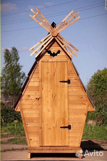 Уличный туалет с установкой Н202