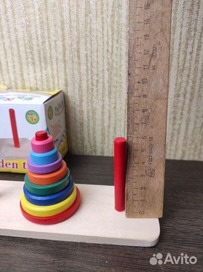 Деревянная пирамидка