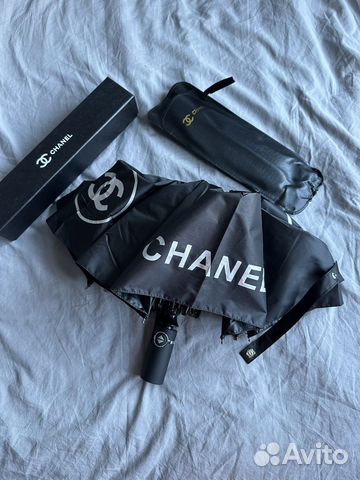 Черный зонт Chanel