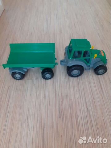 Трактор с тележкой / Полесье