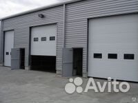 Секционные ворота под навес от