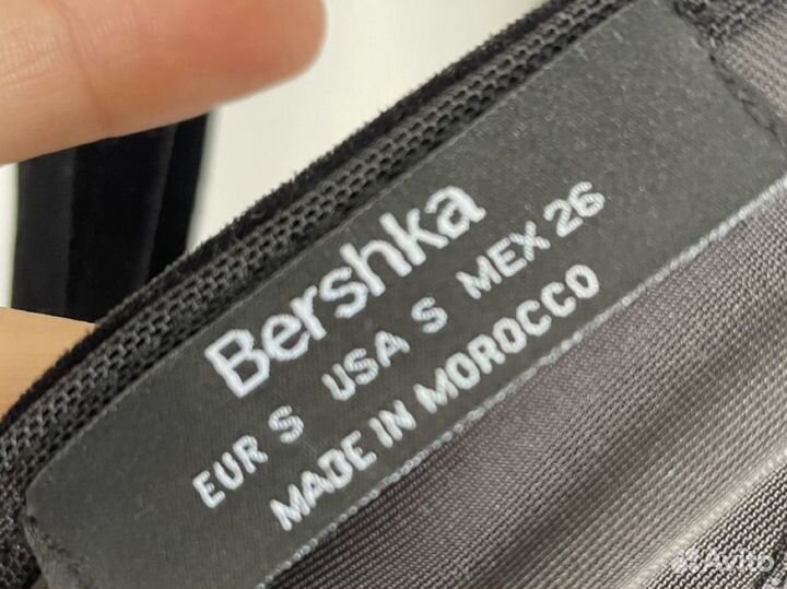Боди женское bershka s бархат велюр