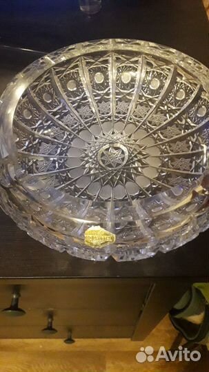 Хрустальная ваза, пепельница