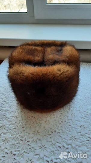 Меховая шапка из сурка для переделки