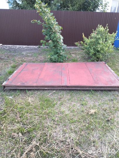 Ворота на гараж бу