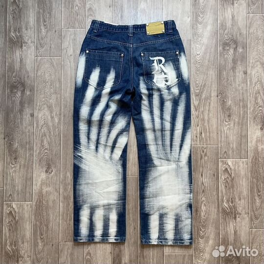 Широкие джинсы G-Star Raw Blue