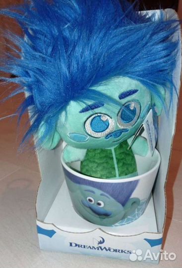 Мягкая игрушка с кружкой, 6 шт