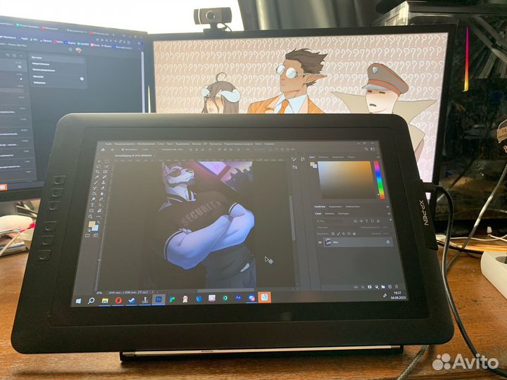 Графический планшет экранник XP-Pen Artist 15.6