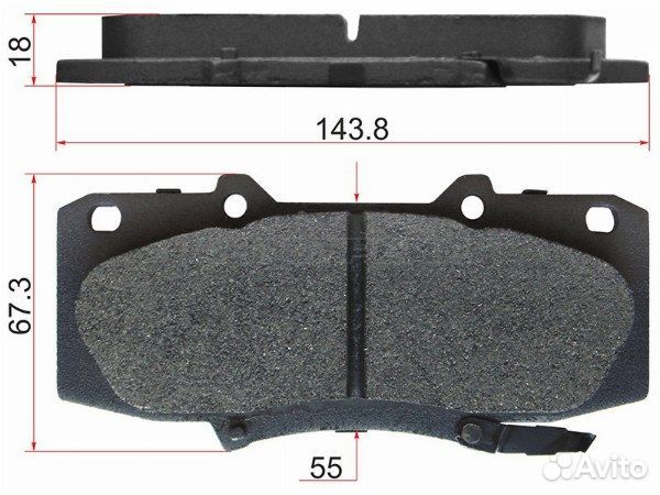 Колодки тормозные